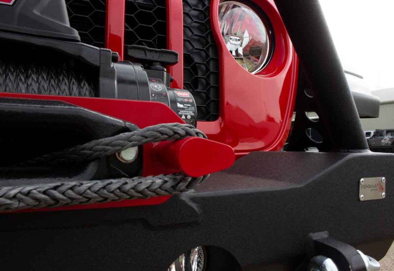 Jeep Gladiator JT Front Bumper - Fishbone Offroad - Mako Front - Black textured powder coat - `20-`27